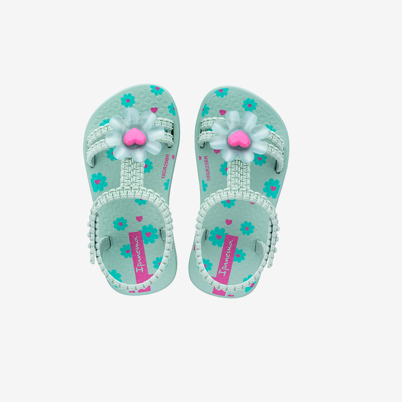 Chanclas para niñas en color Verde de Ipanema