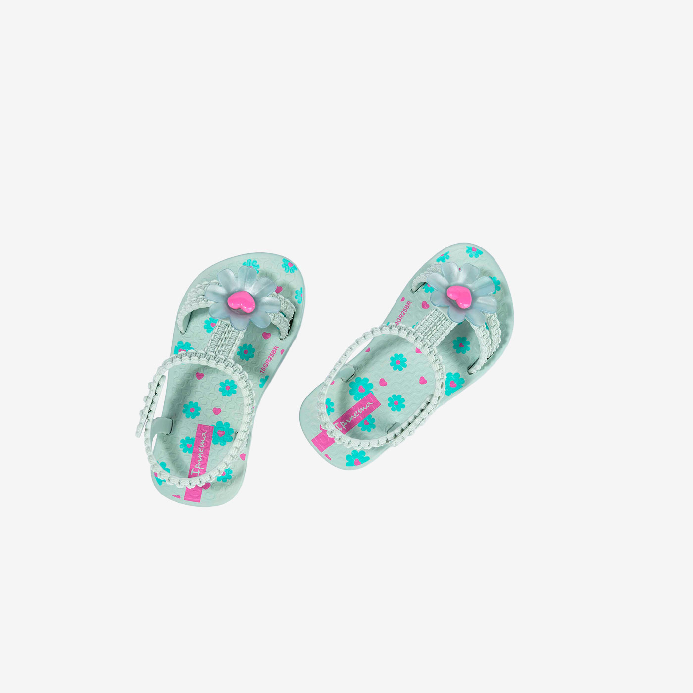 Chanclas para niñas en color Verde de Ipanema