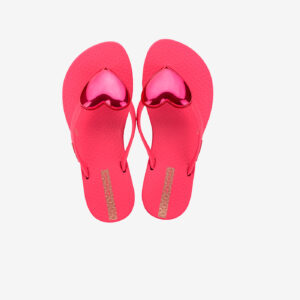 Playeras en fucsia con adorno de corazon de Ipanema