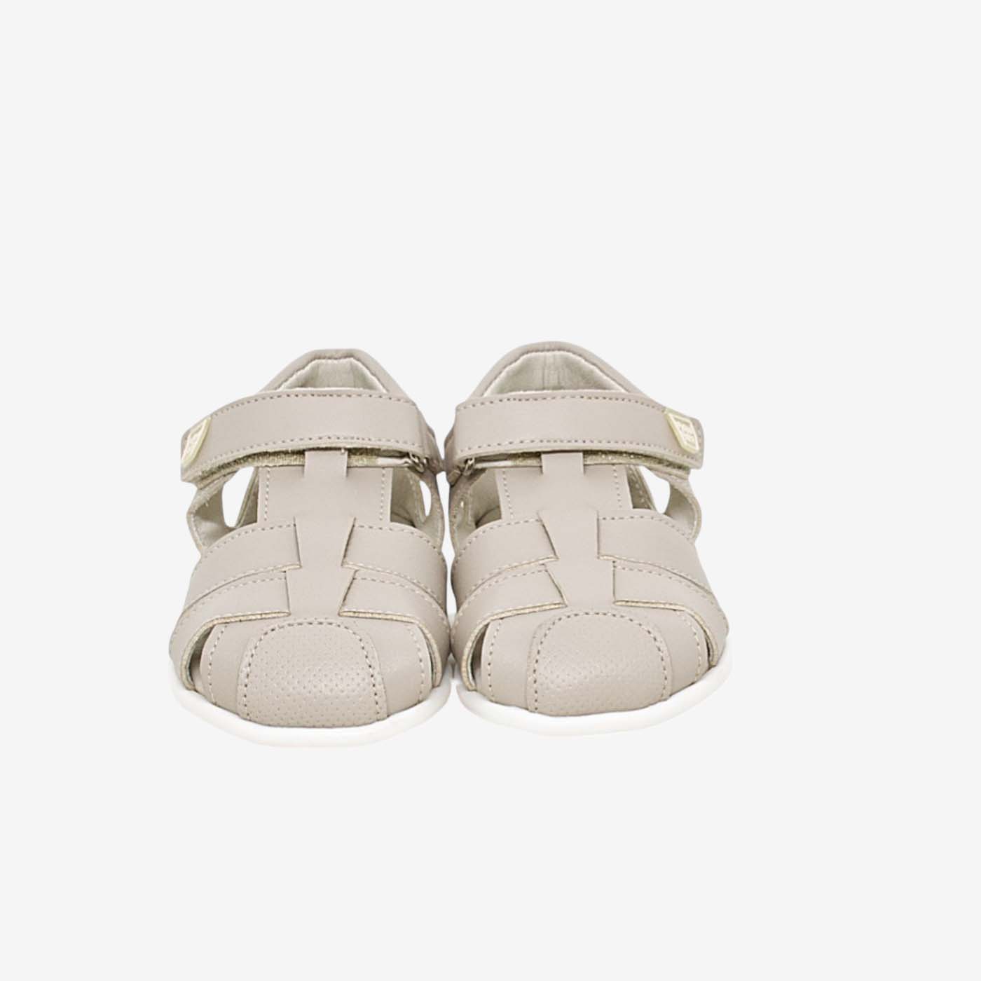 Sandalia respetuosa en beige con puntera reforzada de Piruflex