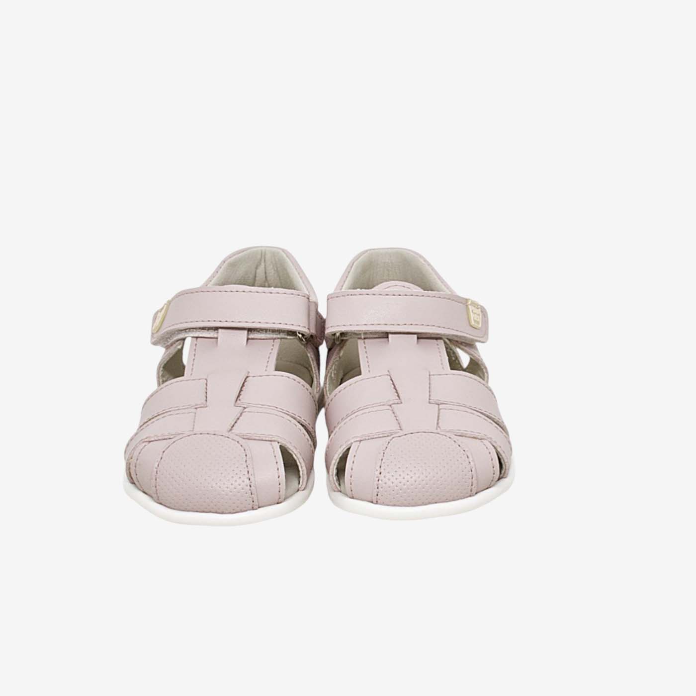 Sandalia respetuosa en rosa con puntera reforzada de Piruflex