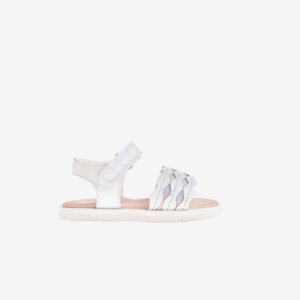 Sandalia de niña respetuosa de Pablosky con tiras multicolor