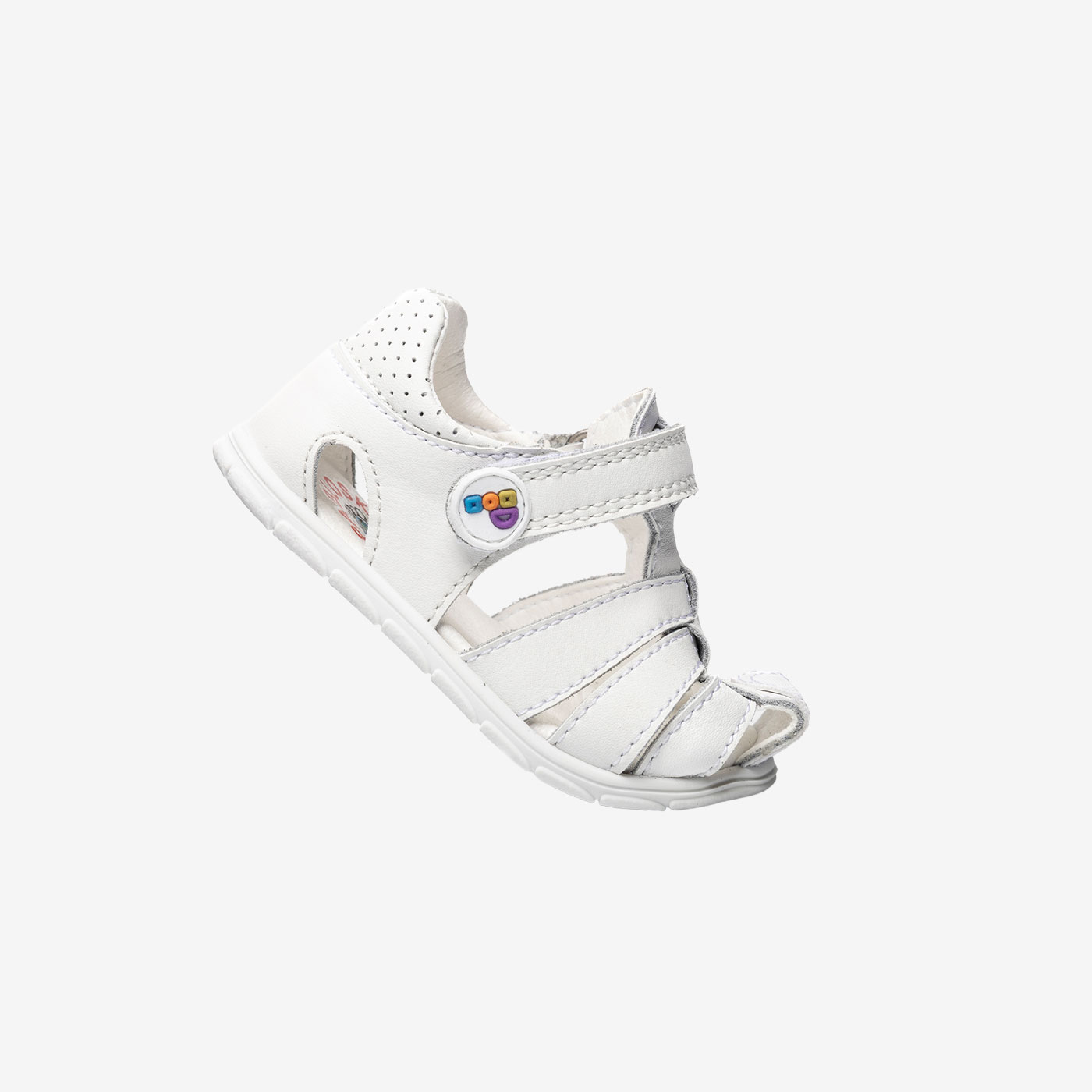 Sandalia respetuosa de niño con puntera reforzada