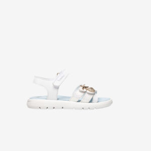 Sandalia de Pablosky en color blanco con doble velcro