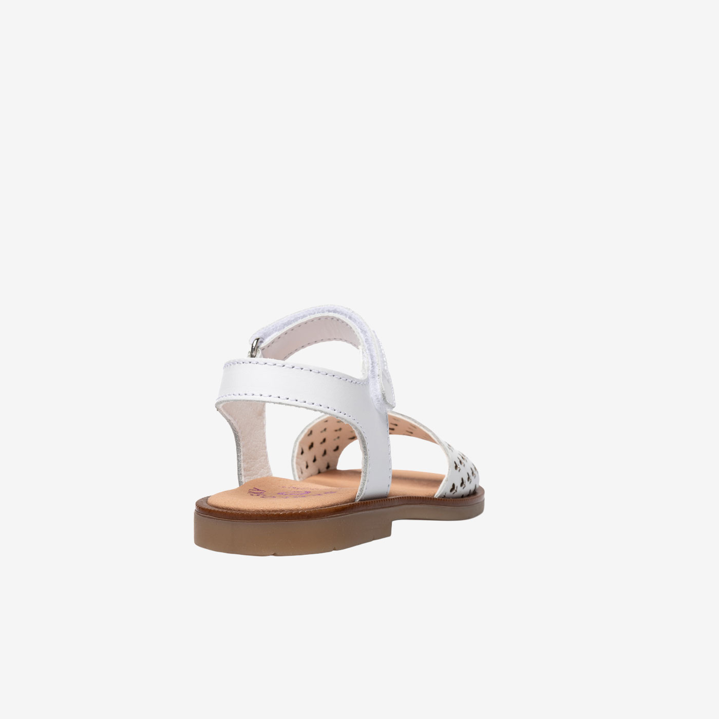 Sandalia de niña blanca de Pablosky. Cómodas y elegantes