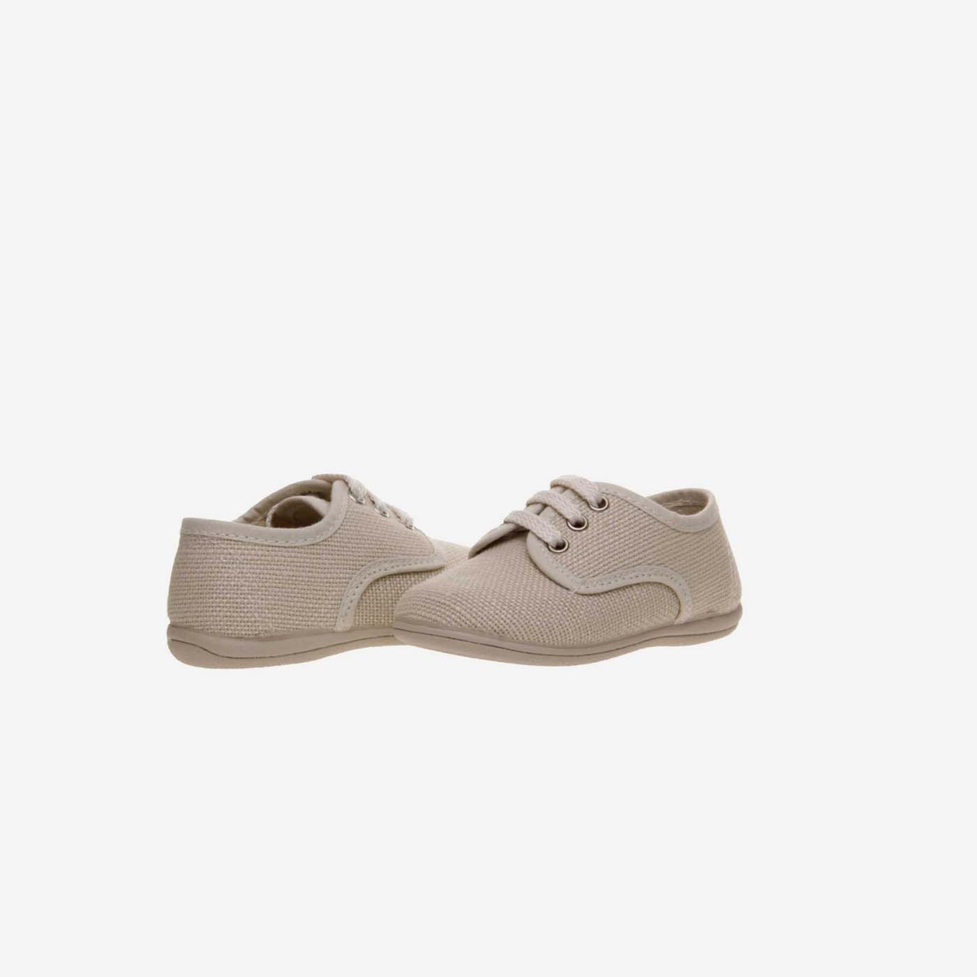 Blucher cordon vestir lino
