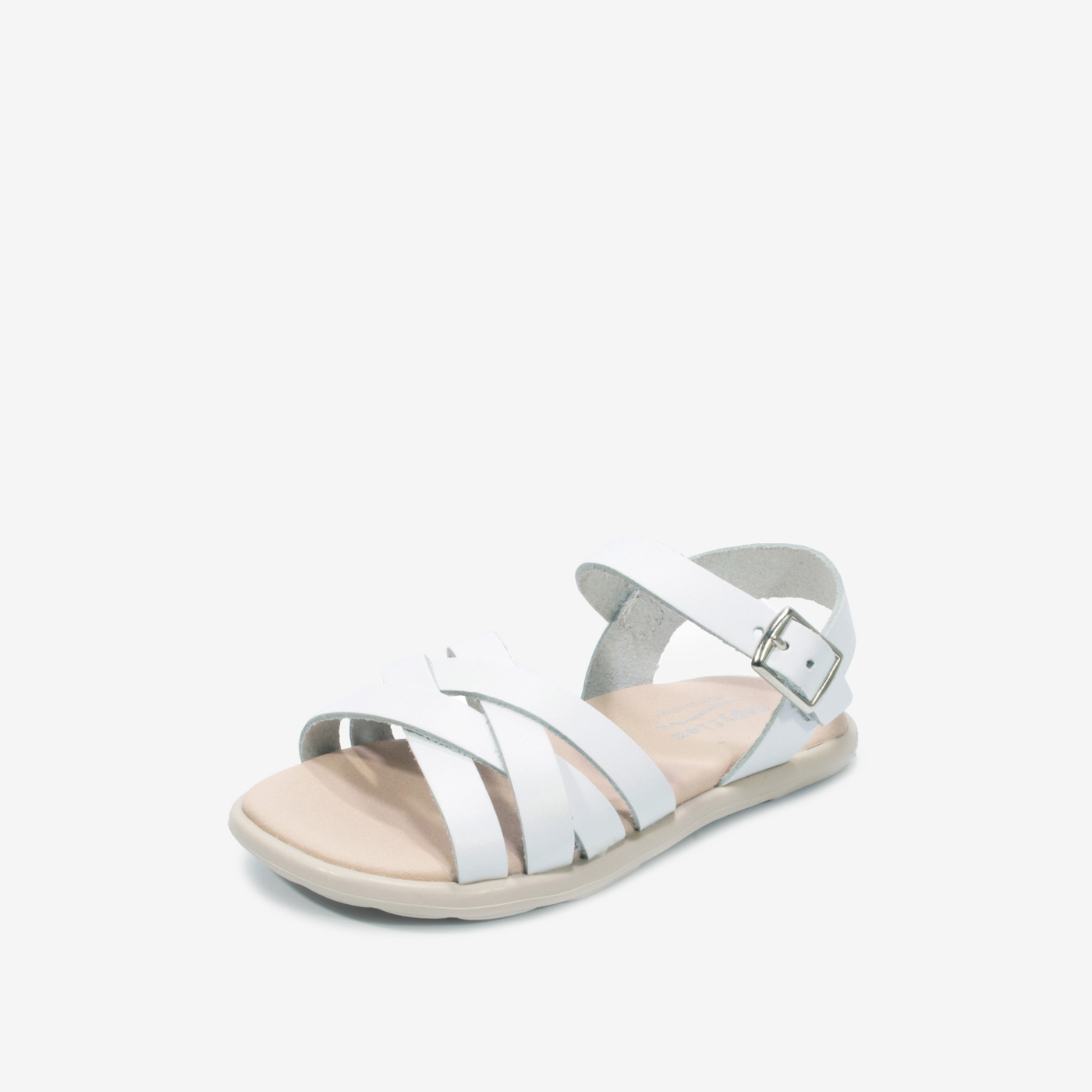 Sandalia respetuosa en blanca de ZapyFlex