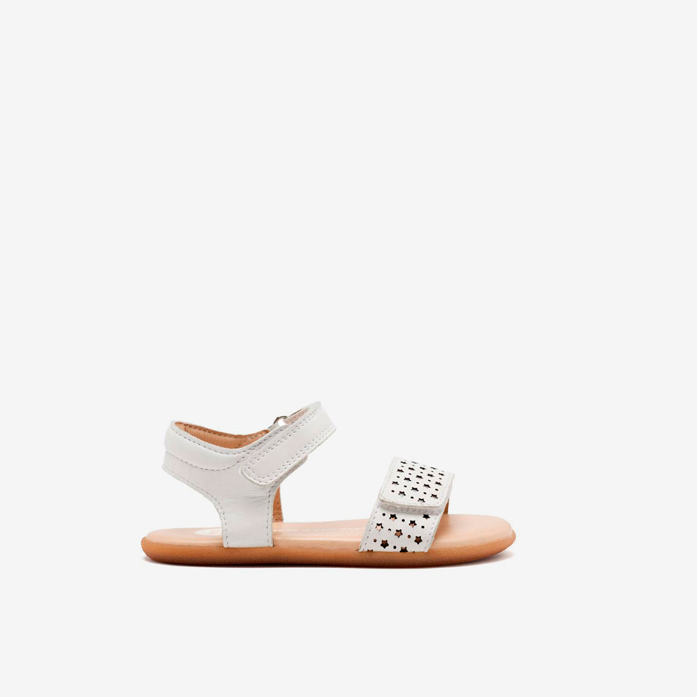 Sandalia barefoot en color blanco de Gioseppo - Doble velcro - Ajuste y Flexibilidad