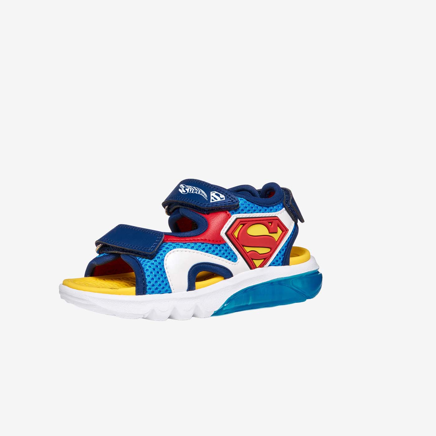Sandalias con luz de niño con diseño de Superman de la marca Geox