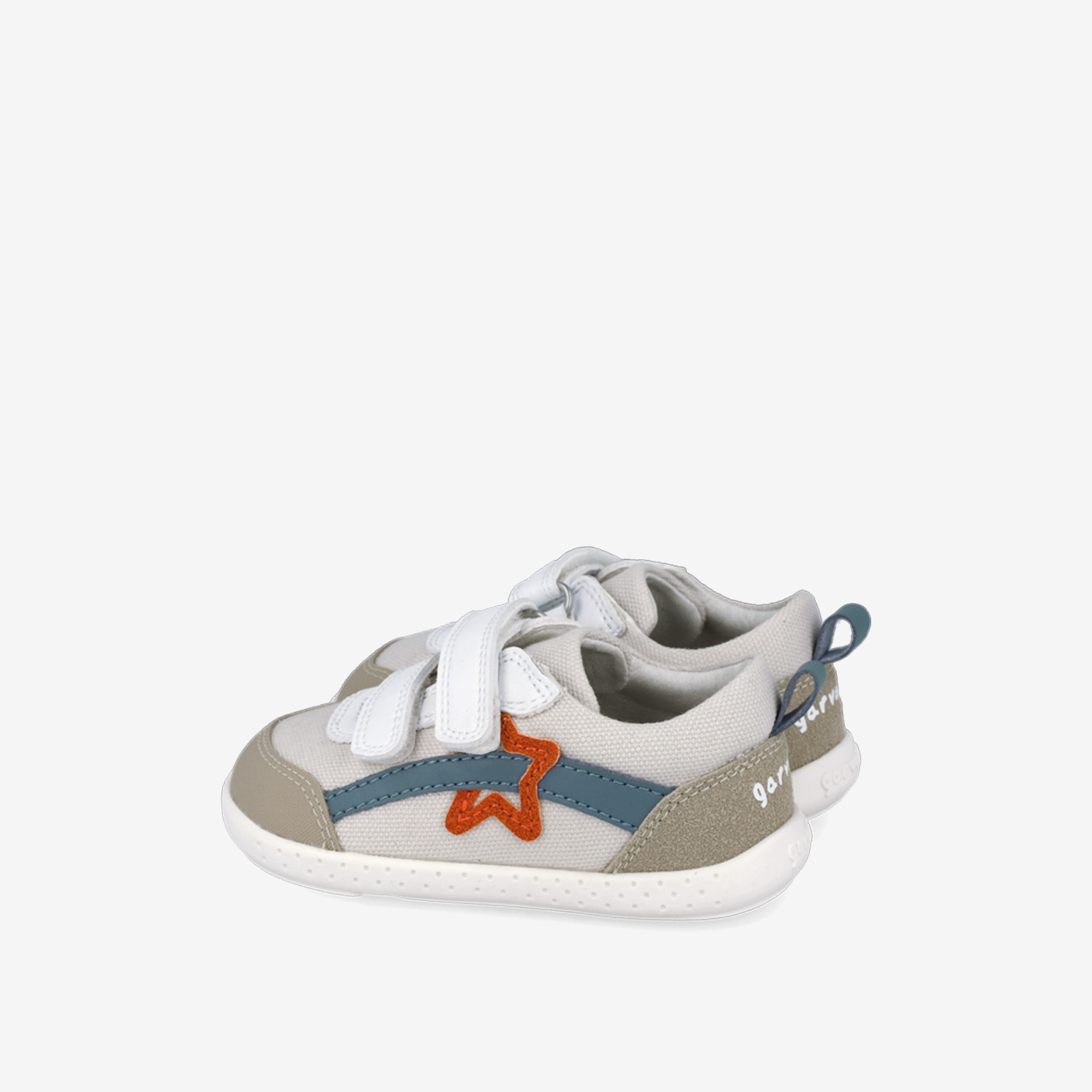 Deportiva de lona primeros pasos con puntera reforzada