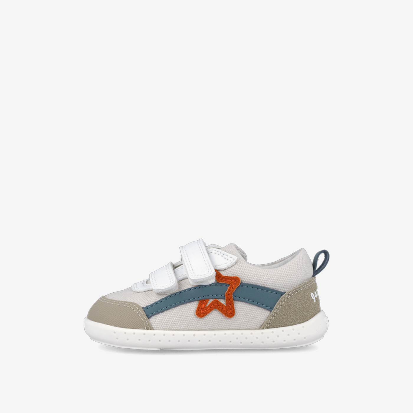 Deportiva de lona primeros pasos con puntera reforzada