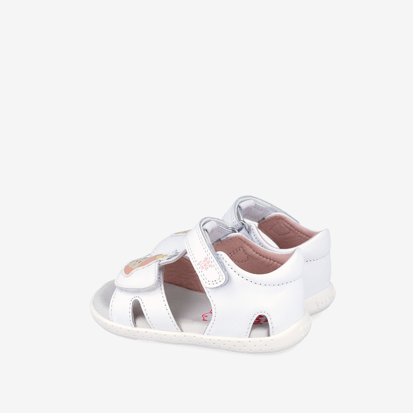 Sandalia niña resptuosa de Garvalin con puntera descubierta