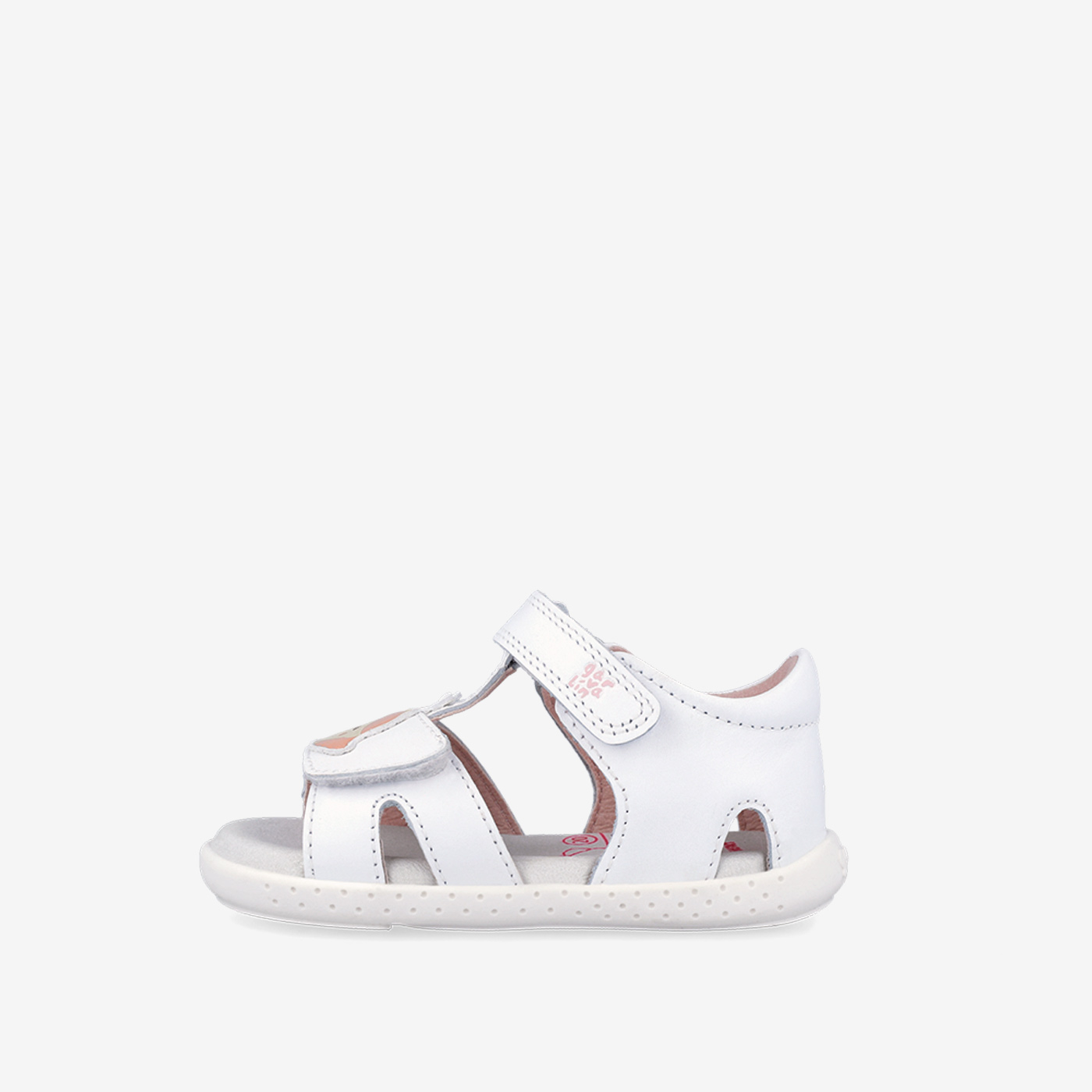 Sandalia niña resptuosa de Garvalin con puntera descubierta