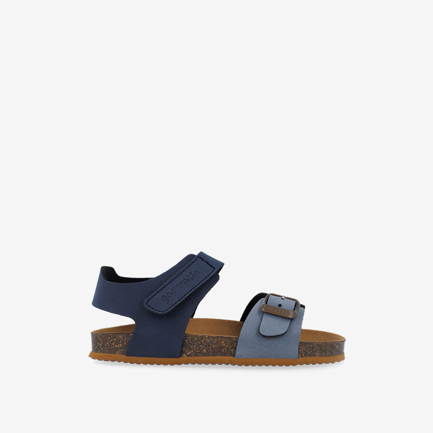 Sandalia Bio niño con hebilla y velcro de Garvalin