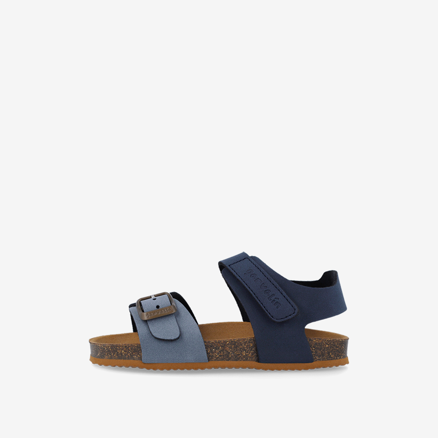 Sandalia Bio niño con hebilla y velcro de Garvalin