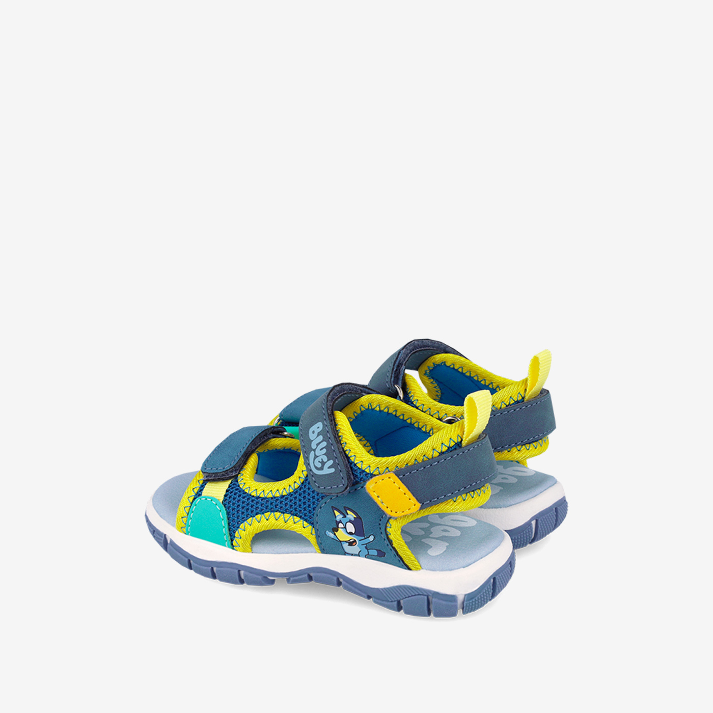 Sandalia niño doble velcro de la coleccion Bluey de Garvalin