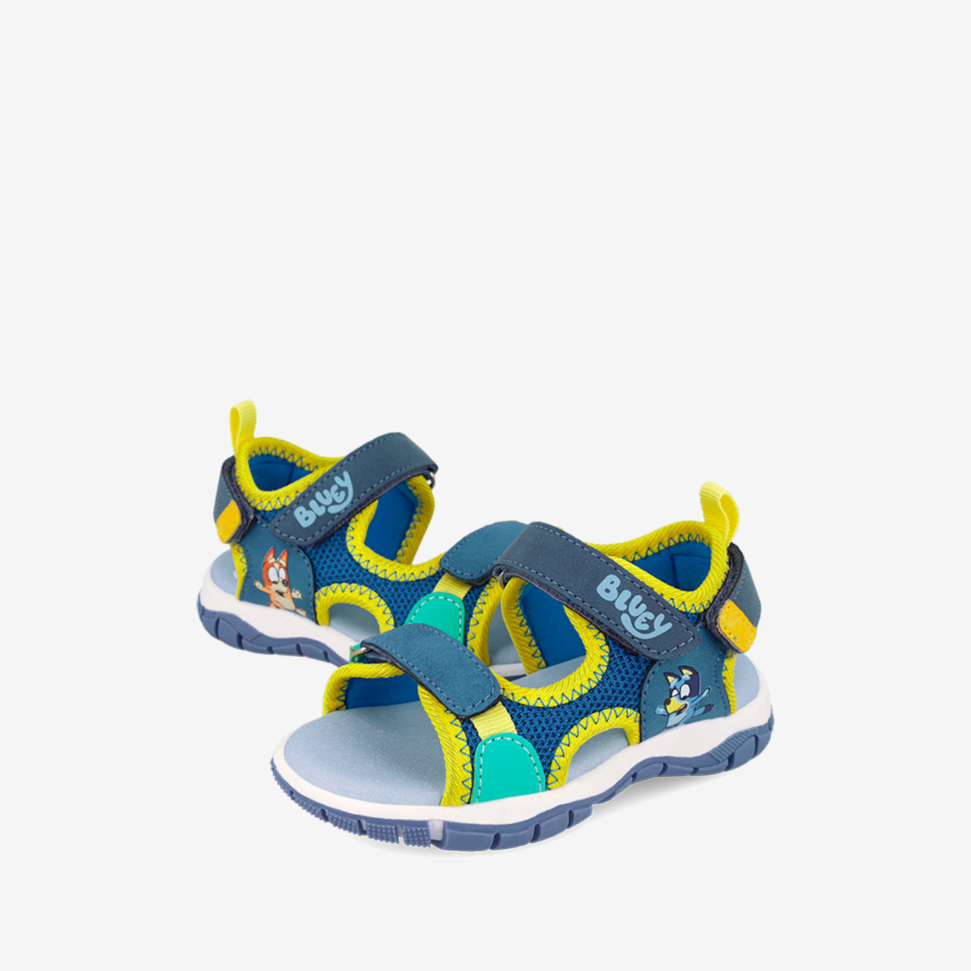 Sandalia niño doble velcro de la coleccion Bluey de Garvalin