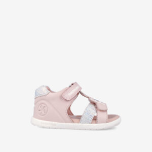 Sandalia respetuosa en color rosa de Biomecanics