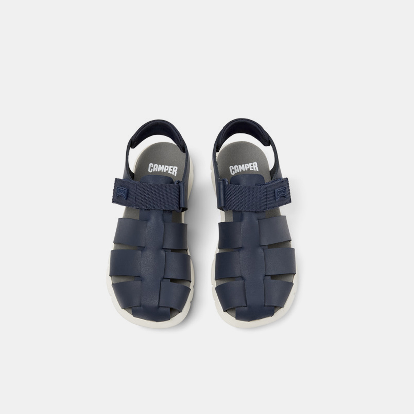 Sandalias Camper con velcro, comodas y ligeras para Niños