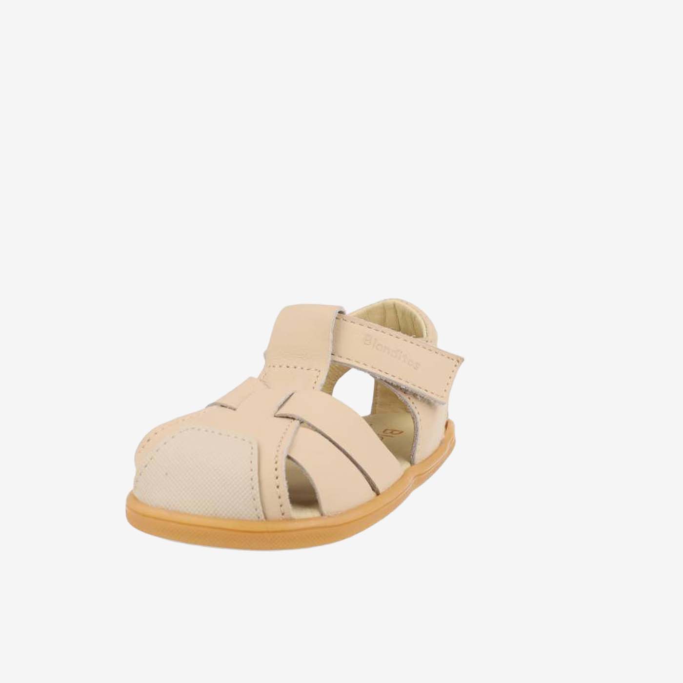 Sandalias con puntera reforzada de Blanditos en camel
