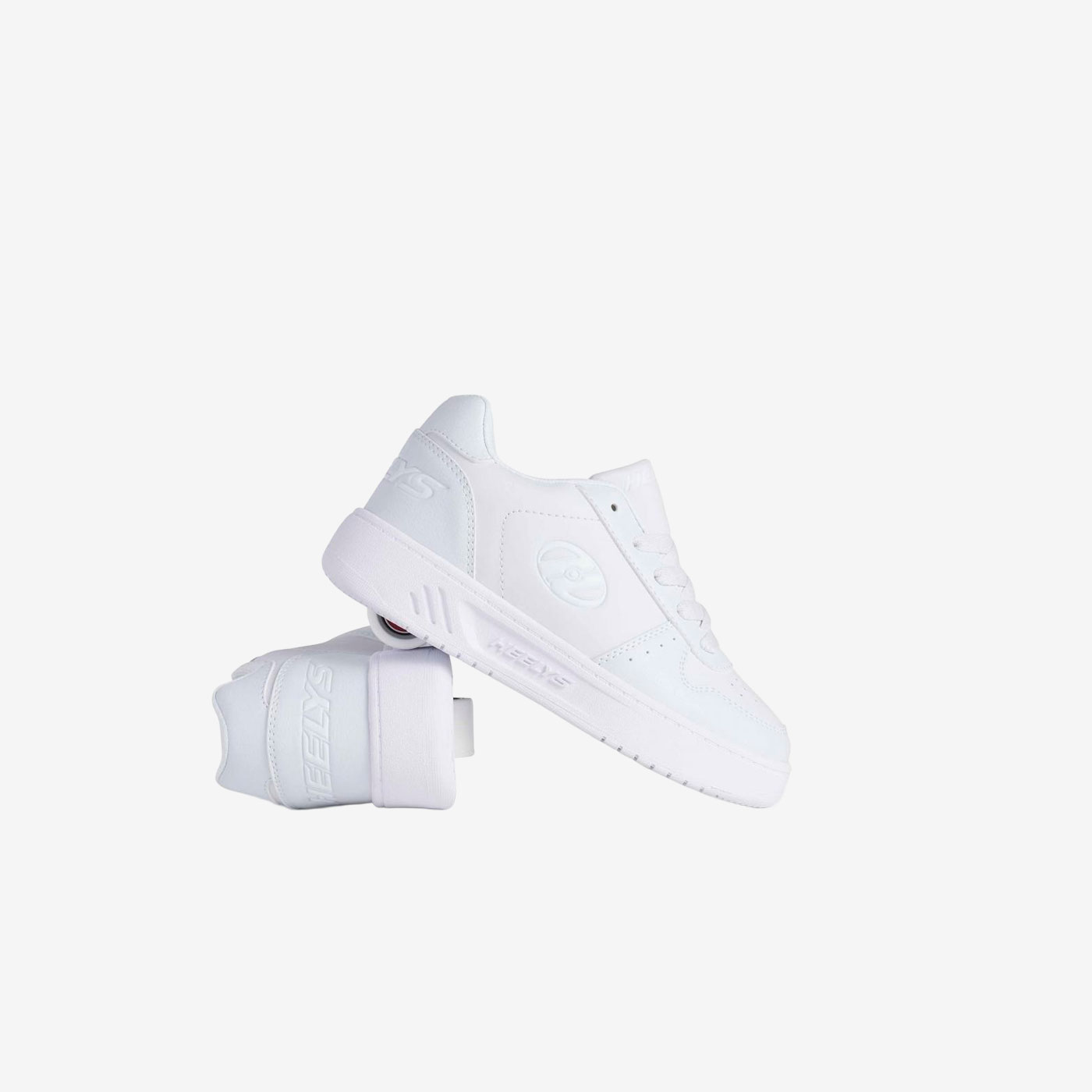 Heelys - Deportivos de rueda en color blanco con cordones.
