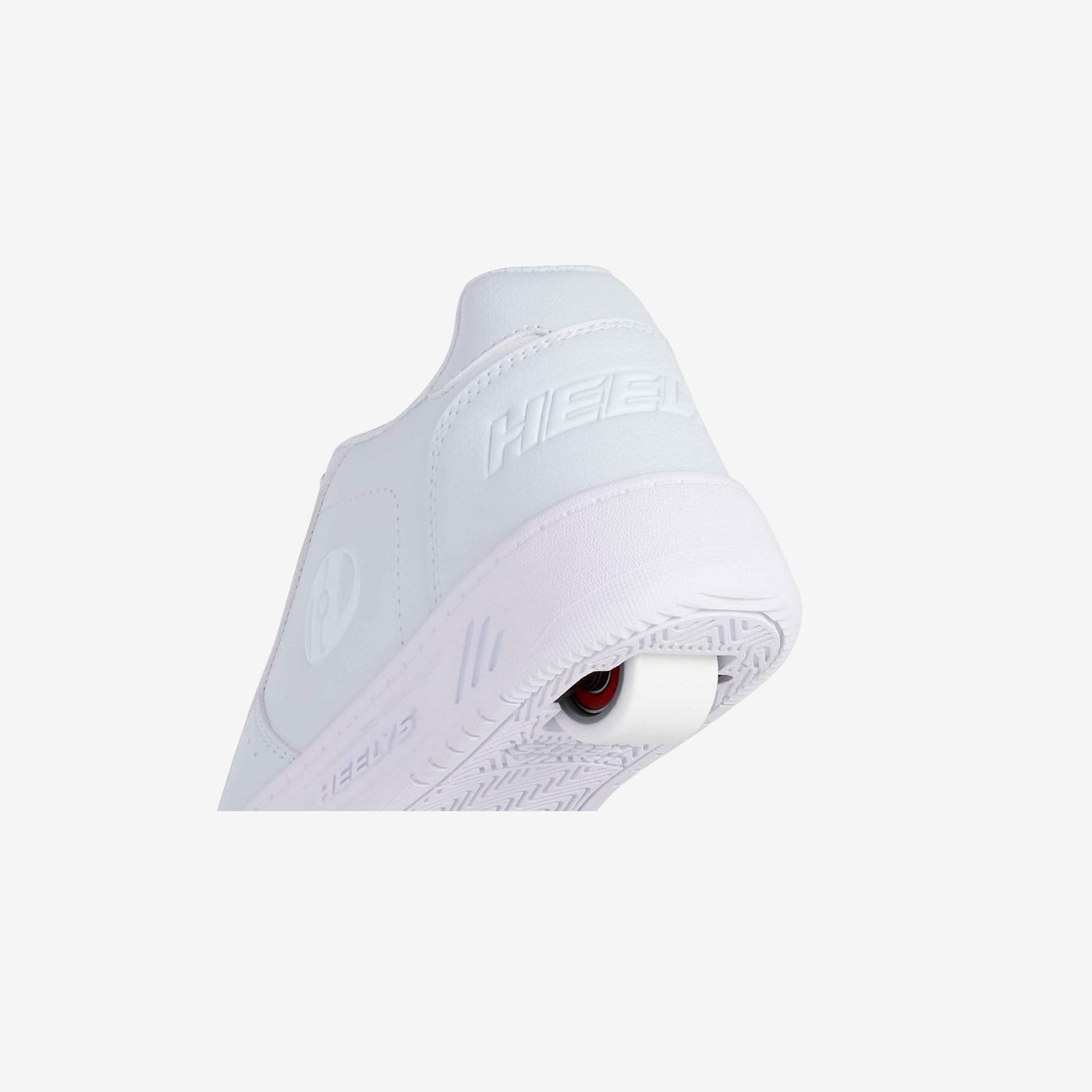Heelys - Deportivos de rueda en color blanco con cordones.